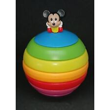 1988 Disney STACK-A-BALL Roly Poly Mickey Mouse Toy Vintage Mattel 5243 picture