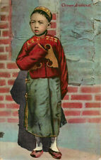 Vintage Postcard San Francisco Chinatown Chinese Boy in Fancy Clothes Aristocrat picture