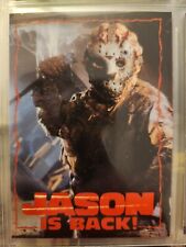Friday the 13th: Goes to Hell Promo Jason Voorhees is Back Topps 1993 NM picture