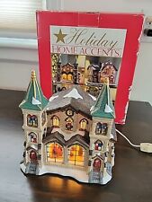 Holiday Home Accents Canterbury Lane Old North Church 2006 Org Box & Light picture