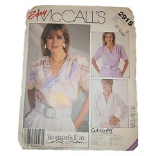 Vintage Easy McCall's 2915  Woman's Day Collection Top Size 10-12-14 Uncut picture
