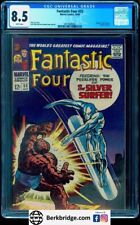 FANTASTIC FOUR 55 CGC 8.5 WHITE PAGES 10/66 THING vs. SS 💎 GREAT INVESTMENT picture