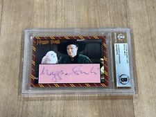 Maggie Smith Harry Potter McGonagal Signed Autograph Photo Card BAS Beckett Slab picture