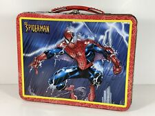 2001 The Amazing Spider-Man Metal Lunch Box The Tin Box Company Storm Rain picture