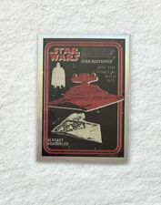 2021 Topps Chrome Galaxy Star Wars #V-3 Star Destroyer Vintage Card picture