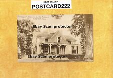 CT Pomfret 1908-29 vintage postcard HILLSIDE HOUSE HOME OF JUDGE THOMPSON RPPC picture