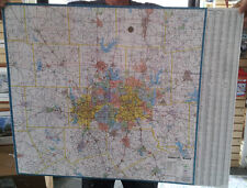 Dallas Fort Worth TX Laminated Wall Map (FS) picture