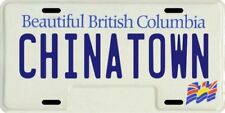 Chinatown in Vancouver Beautiful British Columbia Canada Aluminum License Plate picture