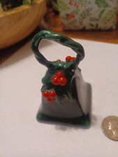 LEFTON Holly Berry Berries Collection Bell #787 Merry Christmas Ornament picture