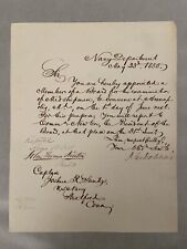 James c. Dobbin Manuscript Letter Signed 1855 picture