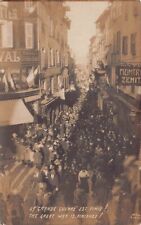 RPPC Balkan War 1913 Disaster Paris France Belle Epoque Photo Vtg Postcard C52 picture