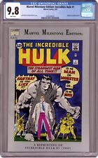 Marvel Milestone Edition Incredible Hulk 1C 3rd Printing CGC 9.8 1991 4185348020 picture