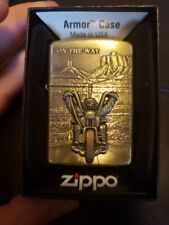 3d motorcycle rider zippo Route 66 USA Map  picture