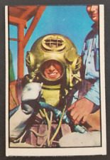 Navy Deep Sea Diver 1954 Bowman Military Card #77 (EX Minor Corner Wear) picture