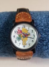 Timex Disney Winnie the Pooh Unisex Watch Brown Leather Band *New Battery* picture