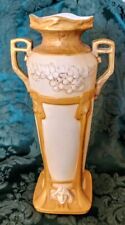 Royal Dutch Antique Porcelain Fine 1880's Gold Handled 11.5 inch Tall Vase picture