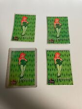 Lot of 4 Poison Ivy Trading Cards picture