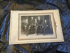 Antique / Vintage  Photo Five Men in Suits -5.5” x 4” picture