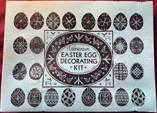 Vintage Folk Art New York City 1957 Ukrainian Easter Egg Decorating Kit SURMA picture
