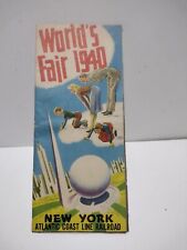 Official World's Fair 1940 New York Brochure Nice Used picture