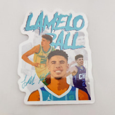 LaMelo Ball Charlotte Hornets Waterproof Glossy Vinyl Logo Decal Sticker 2.5