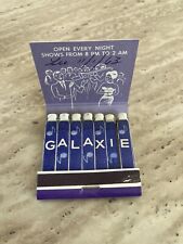 Vintage Galaxie Nightclub Matchbook San Francisco Unstruck picture