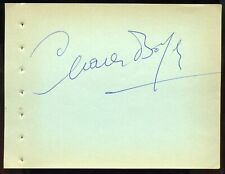 Charles Boyer d1978 signed autograph 4x6 Cut French-American Actor Stage & Film picture