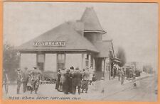 Fort Logan Railroad Depot Colorado 1908 Postcard picture