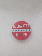 Vintage Goldwater Miller 1964 US Political Campaign Pinback Button picture