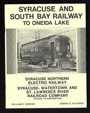 1985 Syracuse And South Bay Railway To Oneida Lake, Watertown, St. Lawrence -NEW picture