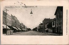 Postcard OH Loudonville, Ohio; Looking East on Main Street 1909 Ohio Aq picture