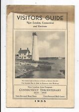 1935-Visitors Guide New London, Connecticut and Environs- Tercentenary-ill & ads picture