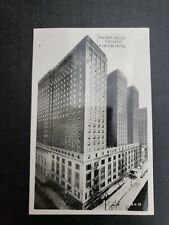 RPPC Hilton Hotel Chicago Illinois Real Photo Postcards Palmer house picture