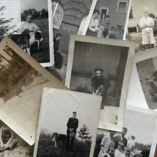 10 Vintage Photos Original B&W Vernacular Snapshots 1920s 1930s 1940s L8 picture