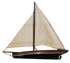 Decorative Wood Sailboat Cloth Sails  14