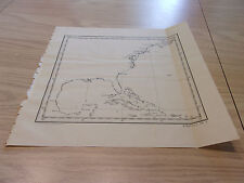 1905 Sketch Map of East Sea Coast U.S. and CUba, Haiti, Puerto Rico picture