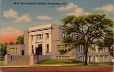 Vintage linen post card STATE JUDICIARY BUILDING, MONTGOMERY, AL unused picture