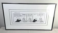 Hagar the Horrible Dik Browne Framed Comic Strip Lithograph Sp Edition 346/950 picture