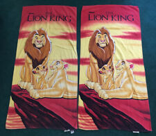 2 Vintage Disney's The Lion King Beach Towel  57