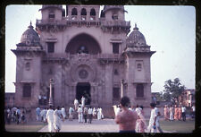 sl66 Original slide 1960's   India huge temple crowd 363a picture