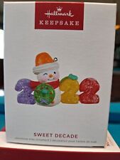 Hallmark Keepsake Ornament 2022   Sweet Decade  3rd in Series  New In Box picture