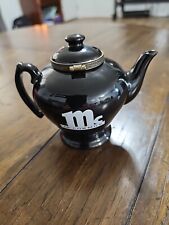2003 McCormick Vintage Black Teapot Trinket Box - 3.5” Tall picture