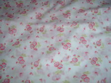 Vtg 70s Pink Red Blue Lime Small Daisy Flowers Fashion Sew Fabric 36x50 MFB picture