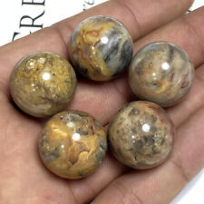 5pc Wholesale Natural Crazy agate Ball Quartz Crystal Sphere Reiki Healing 20mm picture