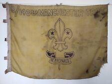 antique rare Manchester flag or banner item687 picture