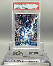 THOR  2020 PANINI MARVEL 80 YEARS Trading Card  # C7 /50 PSA 9 Mint picture