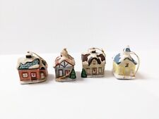 Homco Home Interiors Christmas miniature cottage Vintage collection  picture