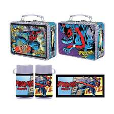 Tin Titans Marvel Spider-Man 2099 Previews Exclusive Lunchbox & Bev Container picture