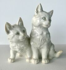 Lorenz Hutschenreuther Porcelain Cats Kittens Figurine Bavaria Germany 7”H picture