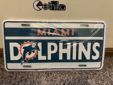 Miami Dolphins Football Team  Green license Plate picture